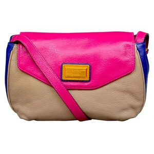 Marc By Marc Jacobs Color Block Leather Flap Crossbody
